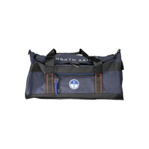 Blu Polyester Men Duffle Bag