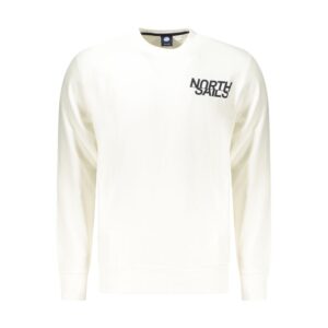 White Cotton Mens Sweatshirt