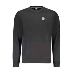 Black Cotton Men's Sweatshirt