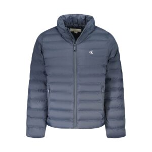 Blu Poliammide Mens Jacket