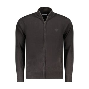 Black Acrylic Men's Cardigan