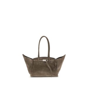 Beige Calf Leather Bos Taurus Shoulder Bag
