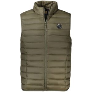 Green Polyester Men Jacket