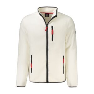 White Polyester Men Sweater