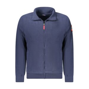 Blue Polyester Men Sweater