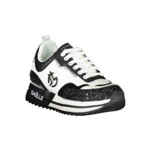 Black Polyurethane Women Sneaker