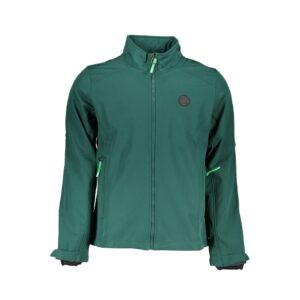 Green Polyester Jackets & Coat