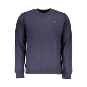 Blue Cotton Men's Sweatshirt