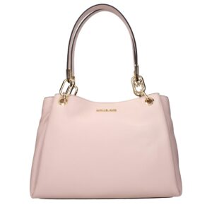 Pink Leather Shoulder Bag