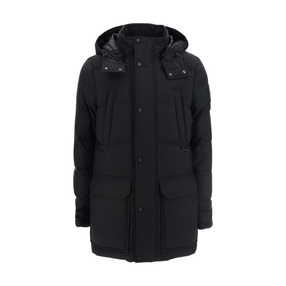 Moose Knuckles - Black Nylon Parka