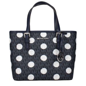 Blue Fabric Handbag