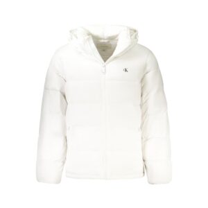 White Nylon Men's Jacket
