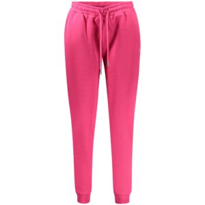 Pink Cotton Women's Jogger Pants