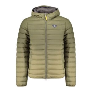 Green Polyamide Men Jacket