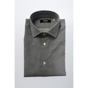 Blue Cotton Men Shirt