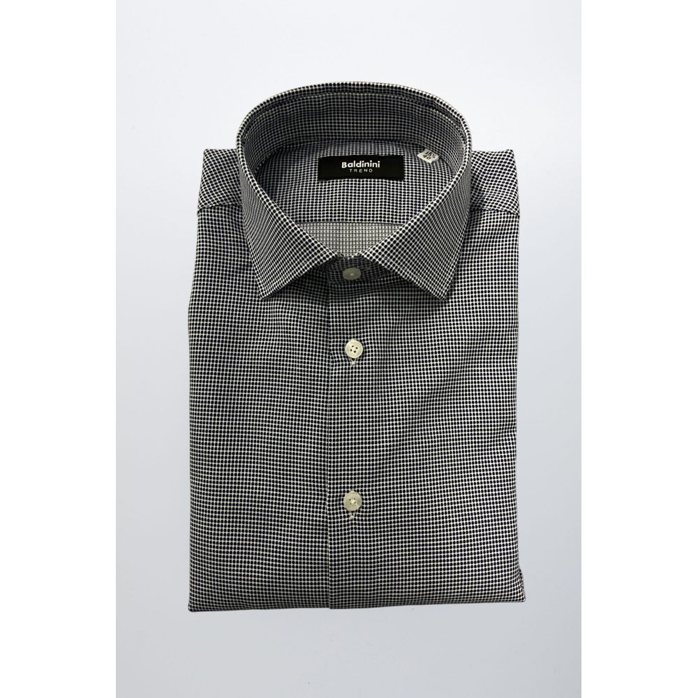 Baldinini Trend - Blue Cotton Men Shirt