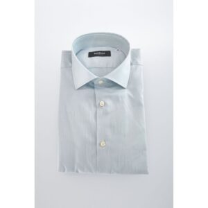 Light Blue Cotton Men Shirt