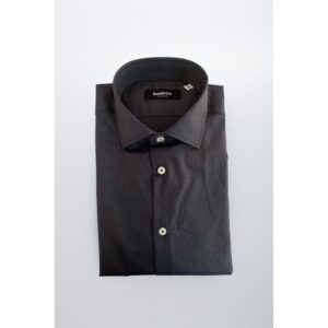 Gray Cotton Men Shirt
