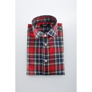 Multicolor Cotton Men Shirt