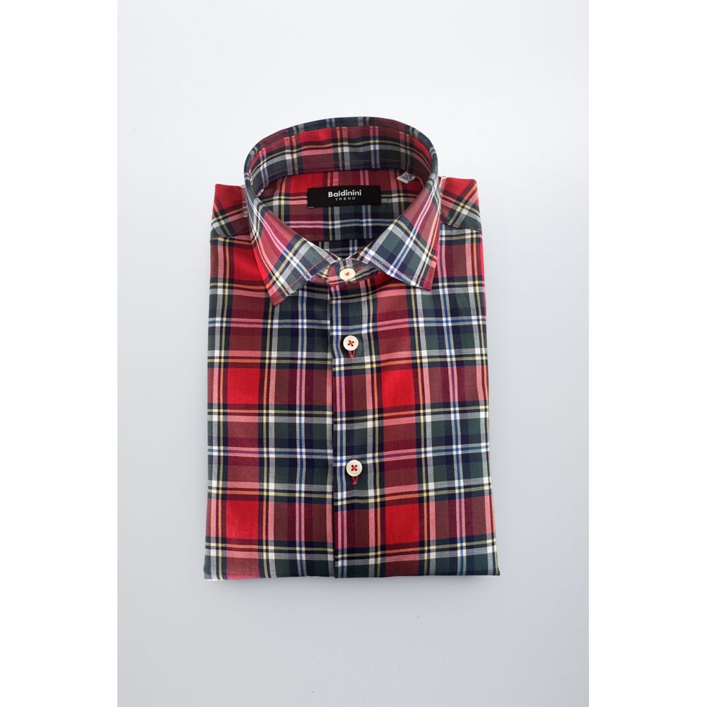 Baldinini Trend - Multicolor Cotton Men Shirt
