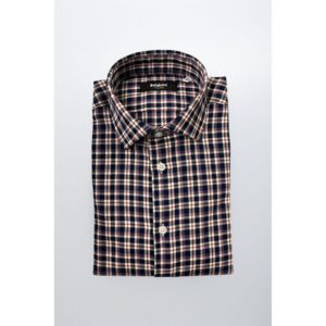 Multicolor Cotton Men Shirt