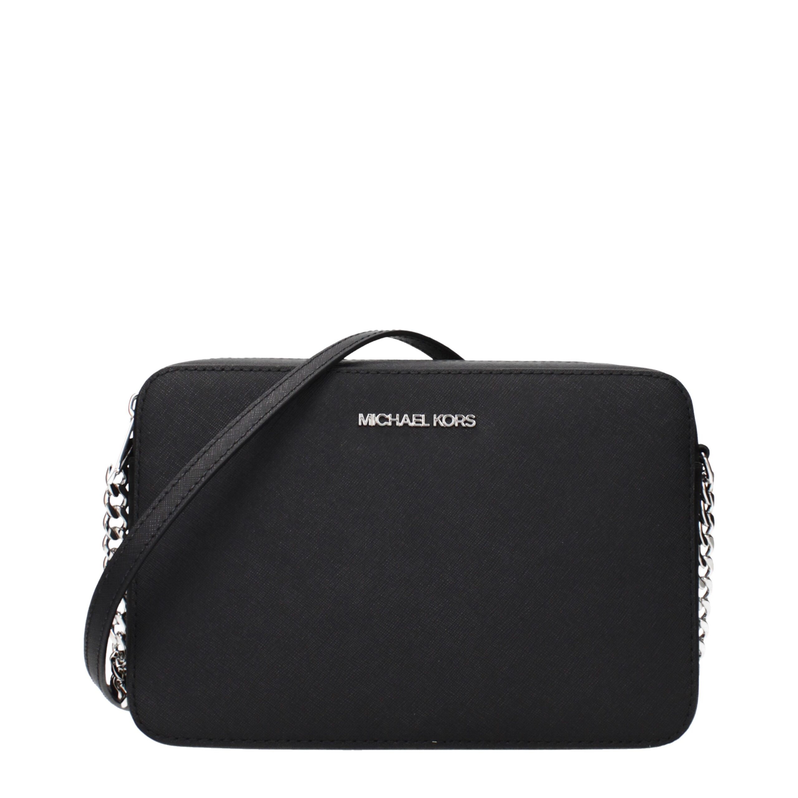 Michael Kors - Black Leather Crossbody Bag