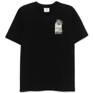 Black Cotton T-Shirt