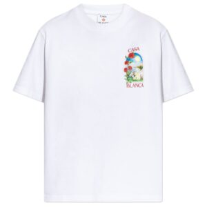 White Cotton Men's T-Shirt