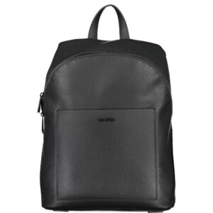 Nero Poliestere Men Backpack