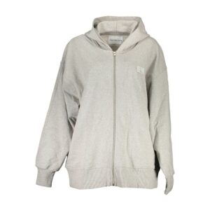 Grigio Recycled Cotton Donna Felpa