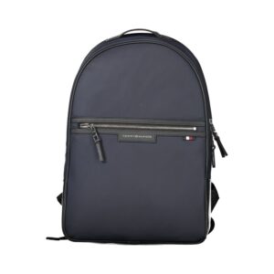 Blue Polyester Backpack