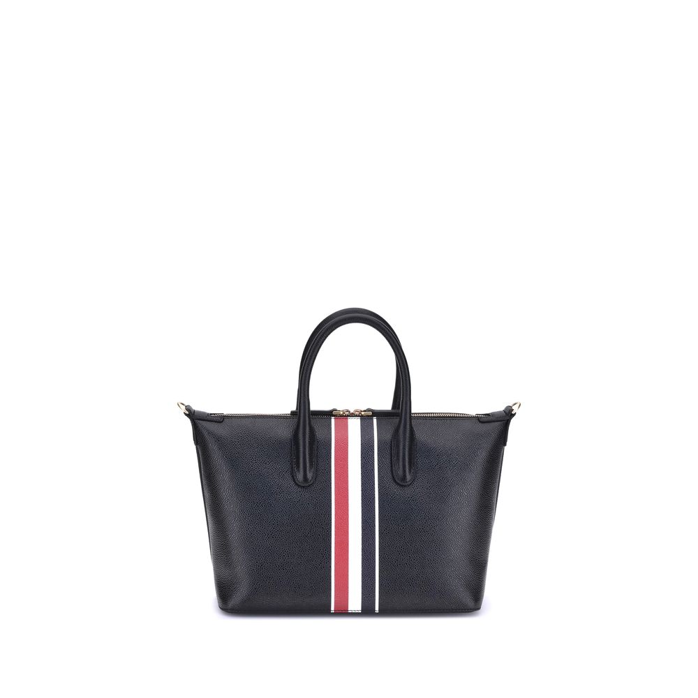 Thom Browne - Black Calf Leather Bos Taurus Handbag