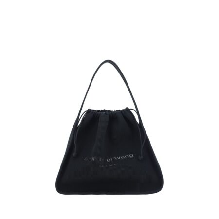 Black Polyester Handbag