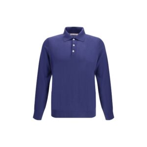 Blue Cashmere Dress Shirt