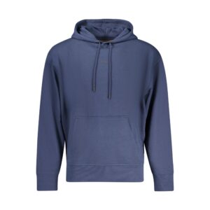 Blue Cotton Men's Hoodie
