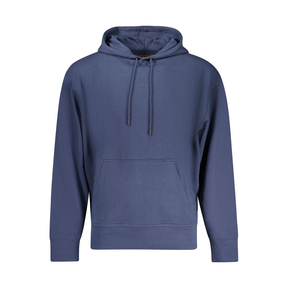 Hugo Boss - Blue Cotton Men’s Hoodie