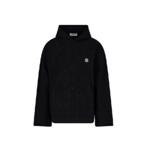 Black Cotton Sweatshirt