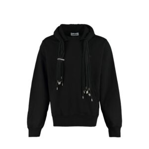 Black Cotton Sweatshirt