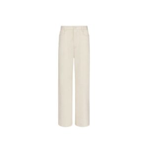 White Cashmere Chino Pants