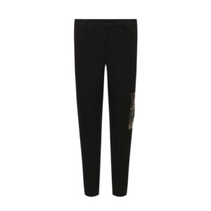 Black Cotton Cargo Pants