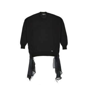 Black Cotton Sweatshirt