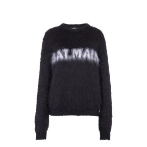 Black Mohair Sweatshirt