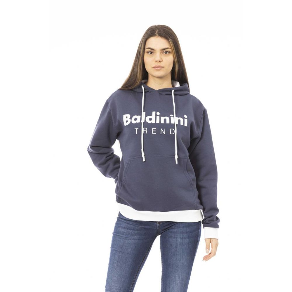 Baldinini Trend - Navy Blue Cotton Sweatshirt