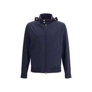 Blue Polyamide Shell Jacket