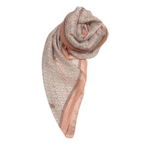 Pink Silk Women Scarf
