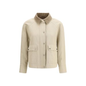 Beige Cotton Coat