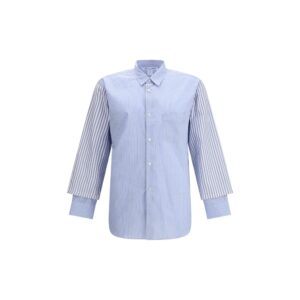 Light Blue Cotton Pattern Shirt