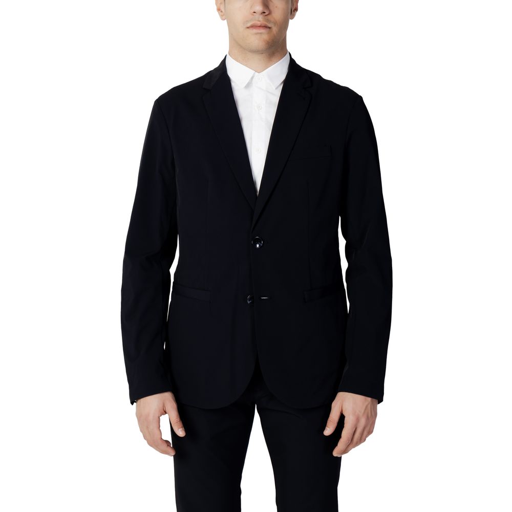 Armani Exchange - Blue Cotton Blazer