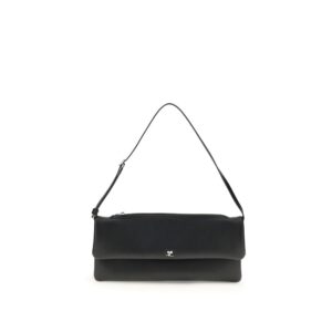Black Calf Leather Bos Taurus Shoulder Bag
