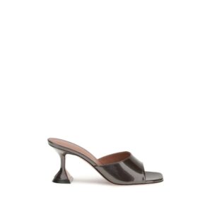 Brown Calf Leather Bos Taurus Stiletto Heel Sandals